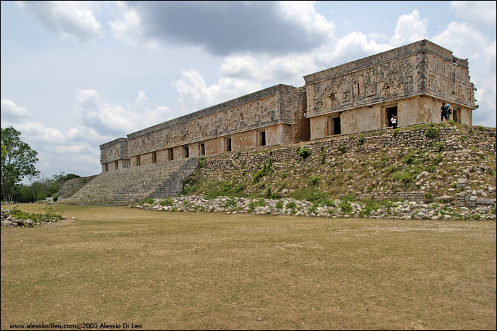 Il palazzo del governatore, splendido esempio dello stile Puuc - Uxmal