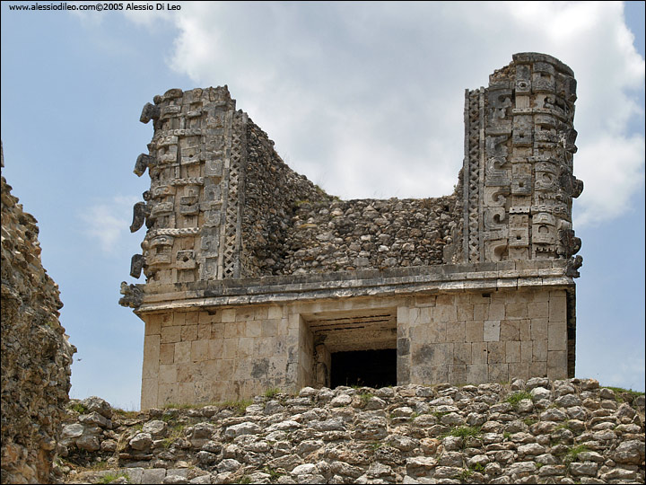 Altare con raffigurazioni del Dio Chaac - Uxmal