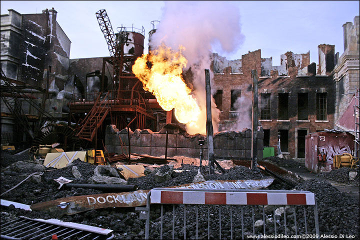 Sul set del film il regno del fuoco - Disneyland