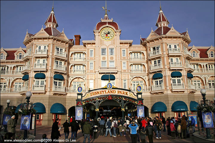L'entrata del parco - Disneyland