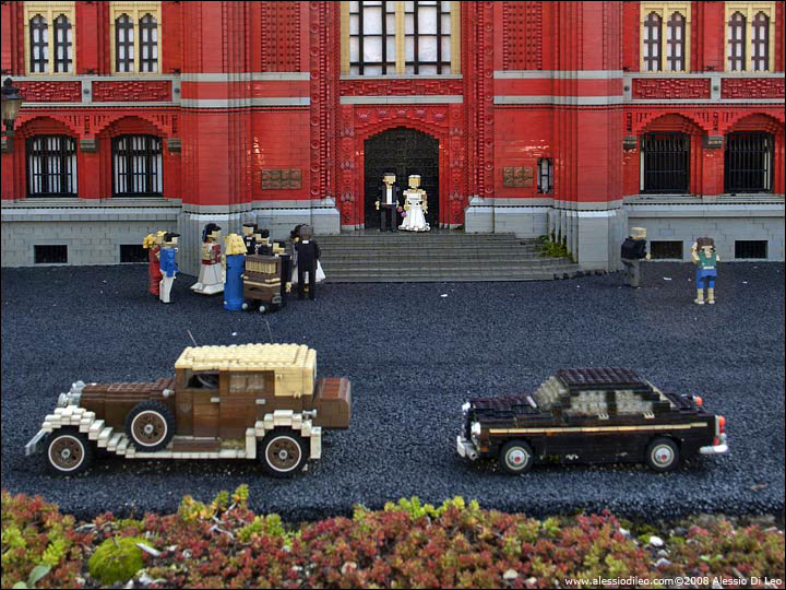 Matrimonio in municipio, i dettagli a Miniland sono molto importanti - Legoland