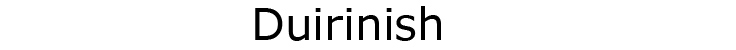 Duirinish - Scozia