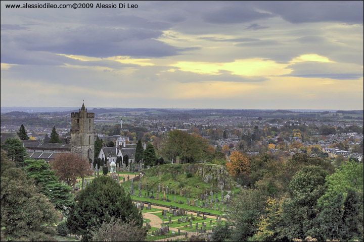 Veduta sulla città di Stirling - Scozia