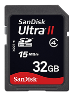 Secure Digital HC SanDisk Ultra II 32 GB