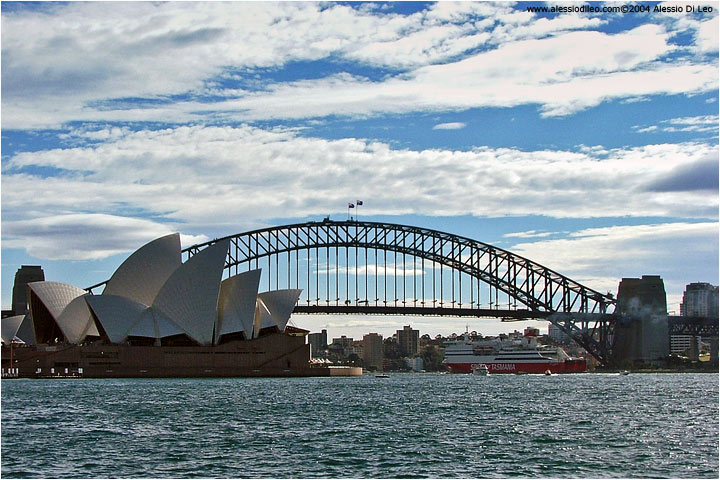 L'Opera House e l'Arbour Bridge