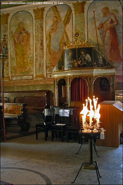 Particolare della chiesa - San Romedio