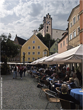 Per le vie del centro di Fuessen